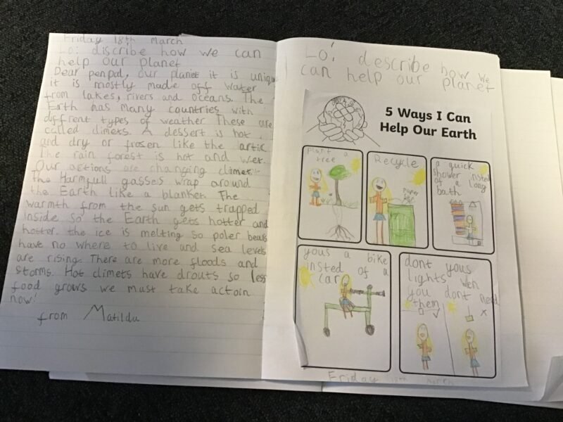 Pen Pal Programme 2022 - Earth Warriors